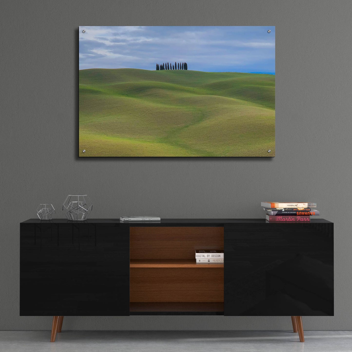 Epic Art 'Val d'Orcia Respite' by IMB, Acrylic Glass Wall Art,36x24