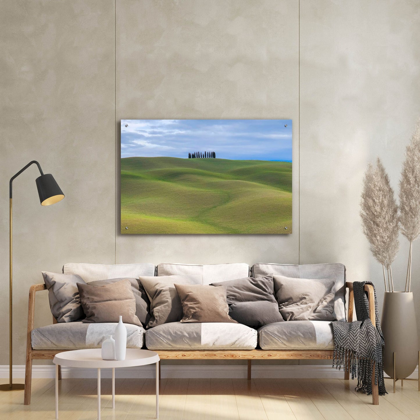 Epic Art 'Val d'Orcia Respite' by IMB, Acrylic Glass Wall Art,36x24