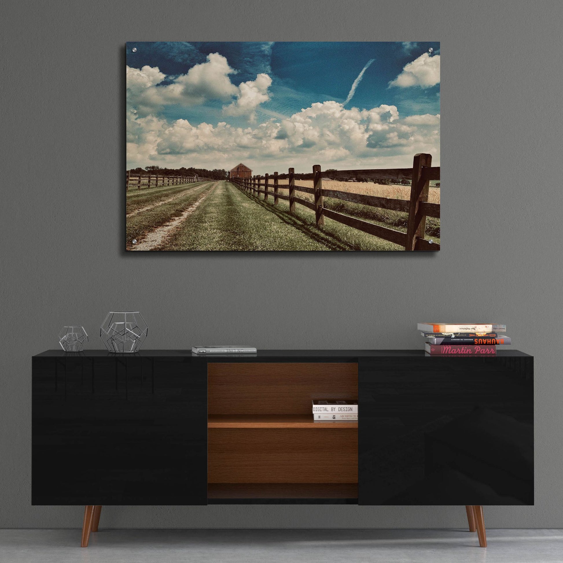 Epic Art 'Wolf Creek Perspective' by IMB, Acrylic Glass Wall Art,36x24