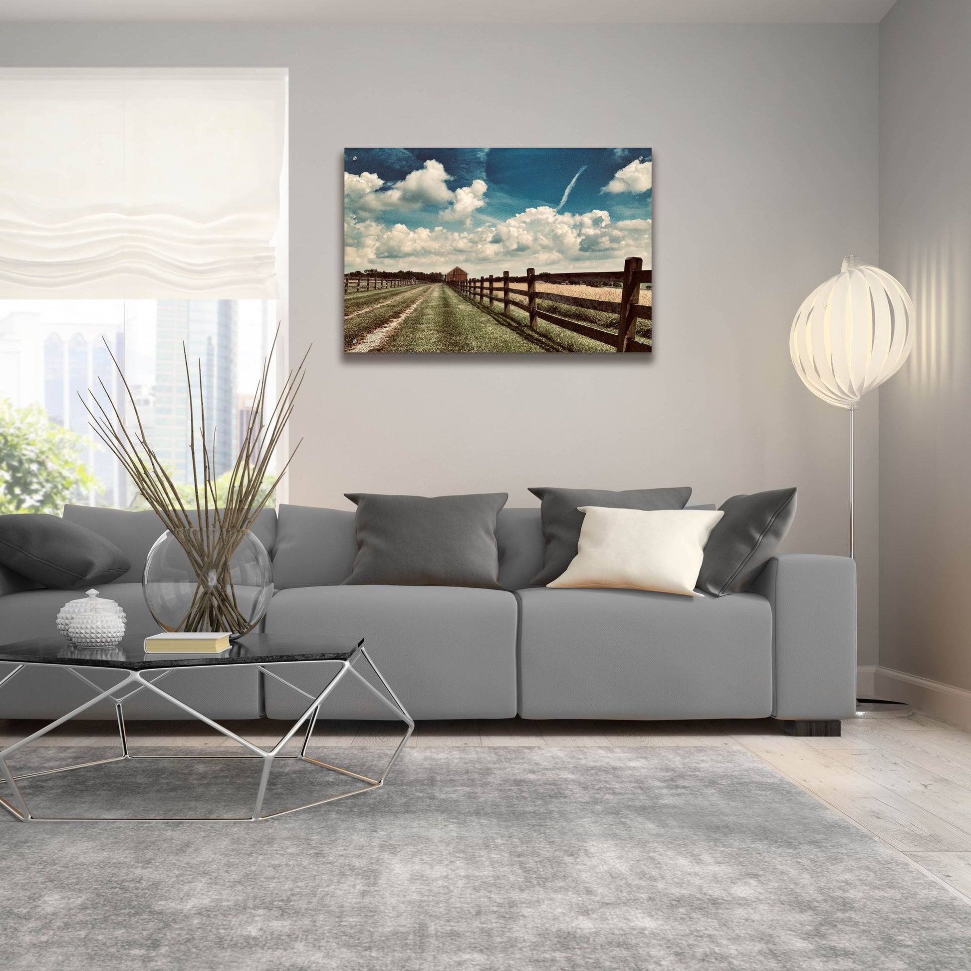 Epic Art 'Wolf Creek Perspective' by IMB, Acrylic Glass Wall Art,36x24