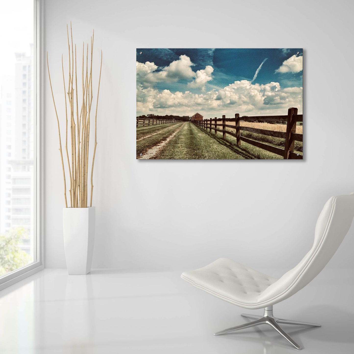 Epic Art 'Wolf Creek Perspective' by IMB, Acrylic Glass Wall Art,36x24