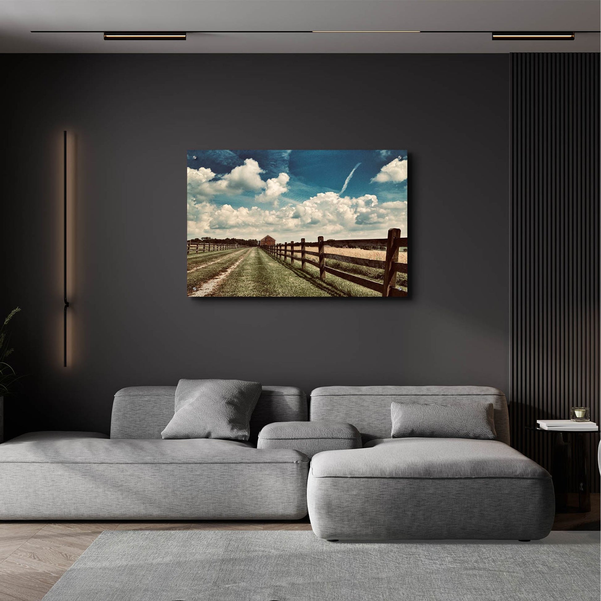 Epic Art 'Wolf Creek Perspective' by IMB, Acrylic Glass Wall Art,36x24