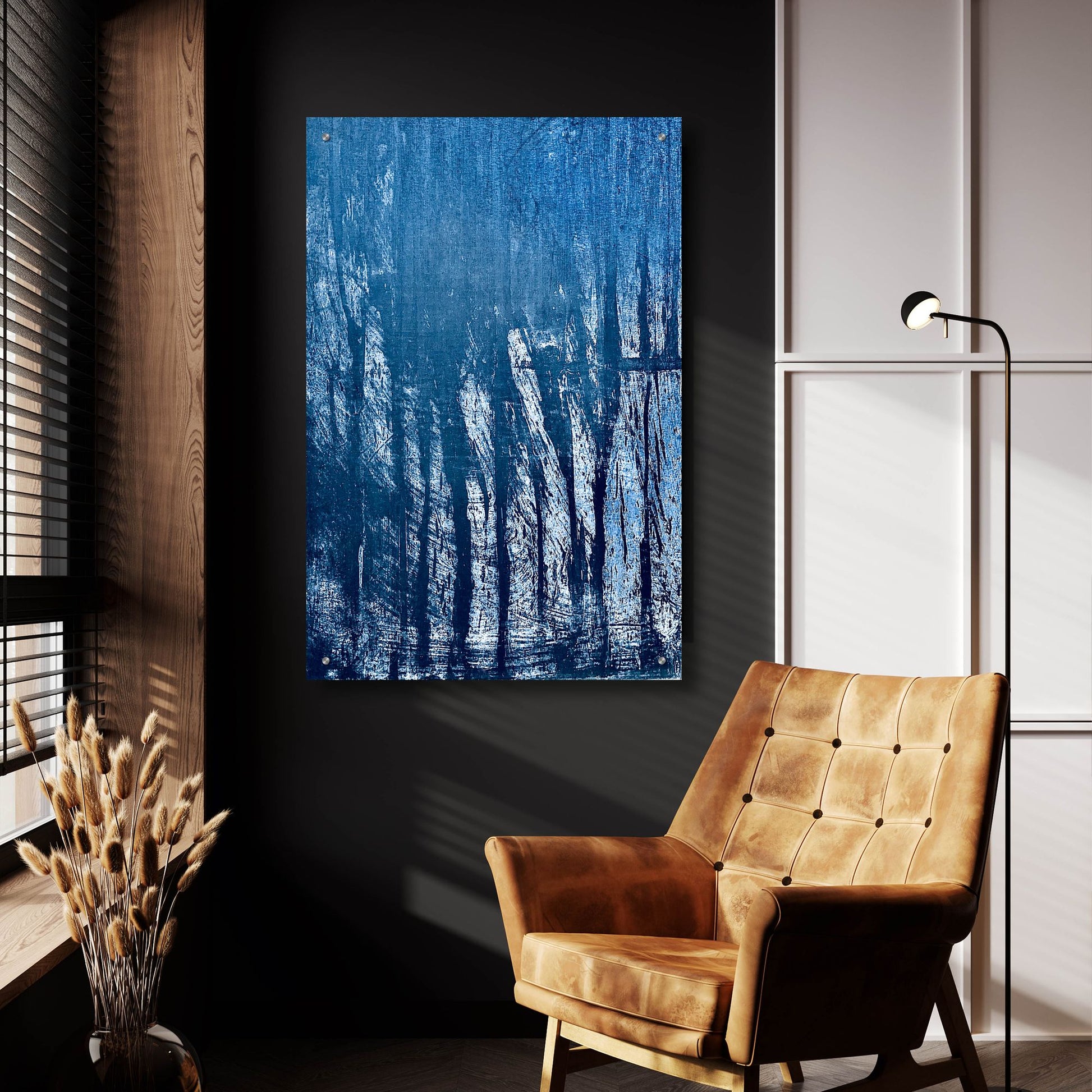 Epic Art 'Blue Sundays' by IMB, Acrylic Glass Wall Art,24x36