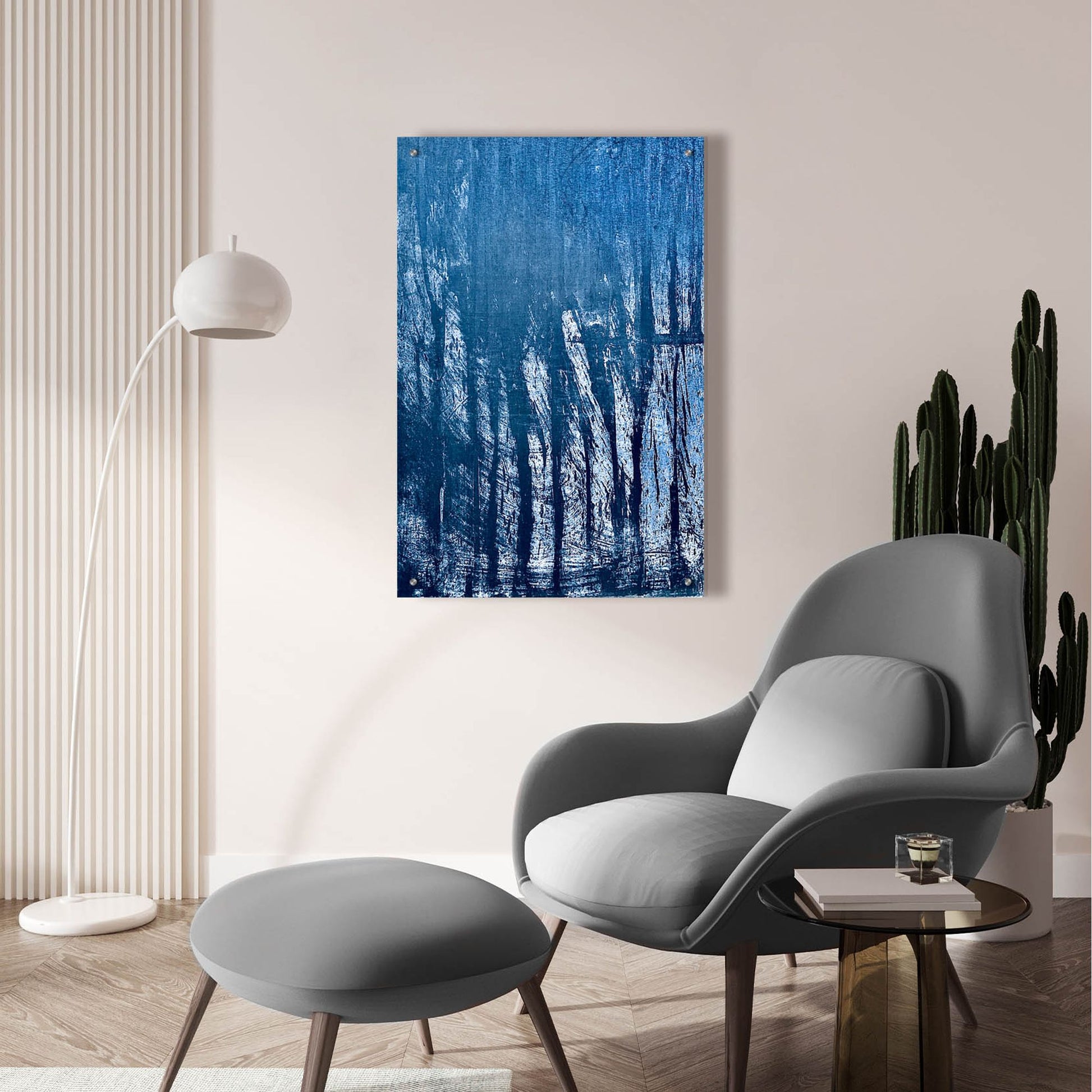 Epic Art 'Blue Sundays' by IMB, Acrylic Glass Wall Art,24x36