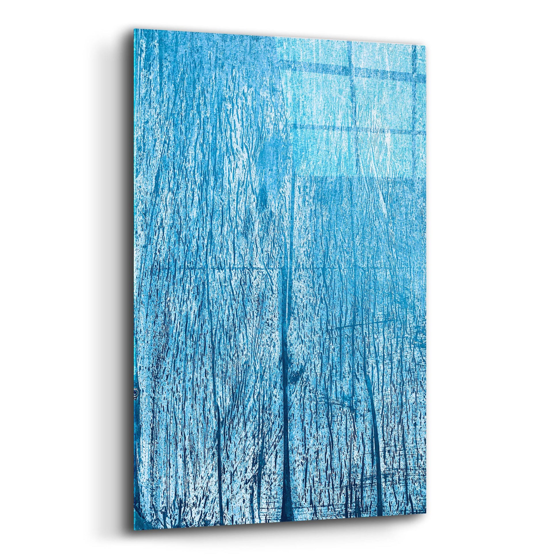 Epic Art 'Reaching for the Sky Blue' by IMB, Acrylic Glass Wall Art,12x16