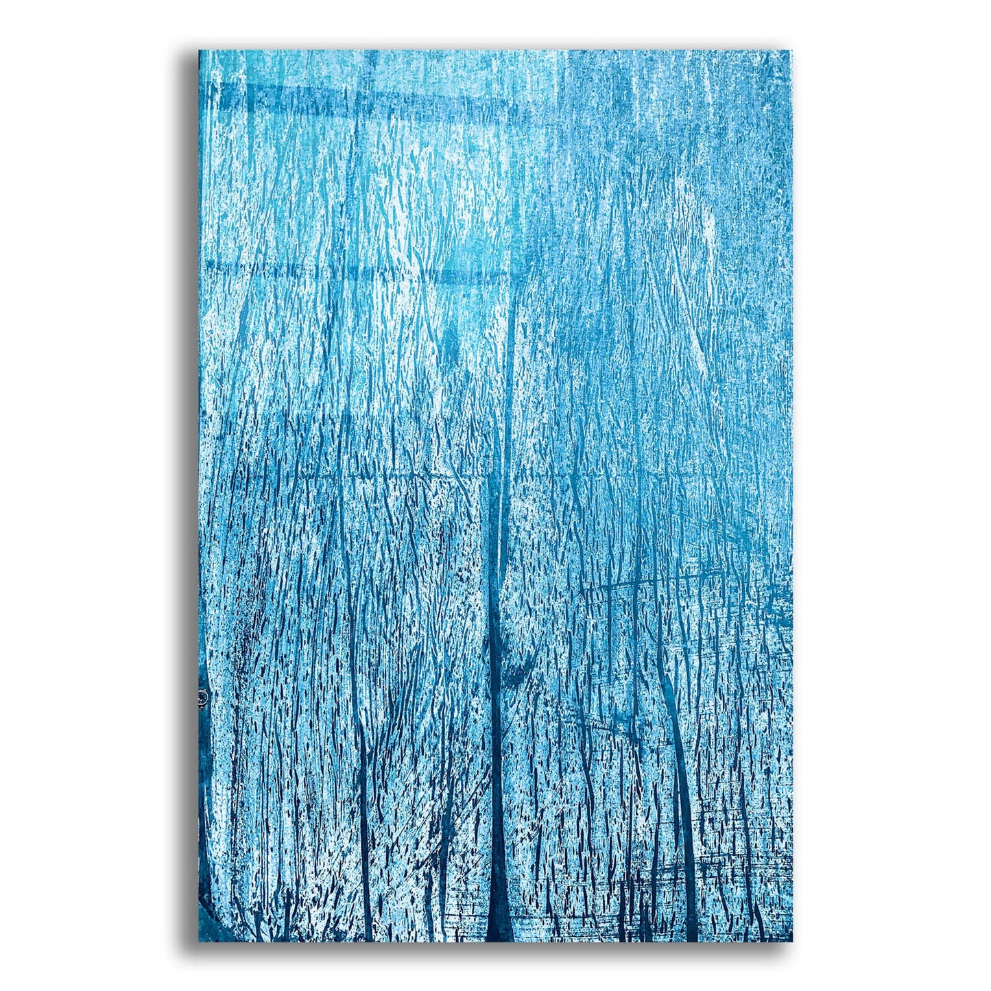 Epic Art 'Reaching for the Sky Blue' by IMB, Acrylic Glass Wall Art,12x16