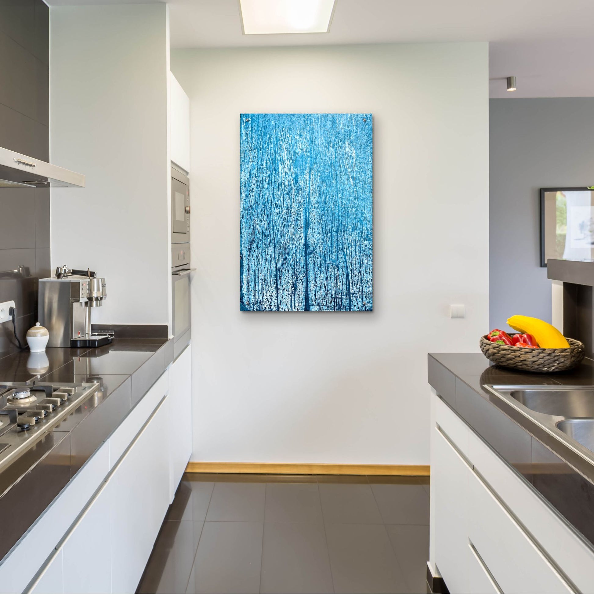 Epic Art 'Reaching for the Sky Blue' by IMB, Acrylic Glass Wall Art,24x36