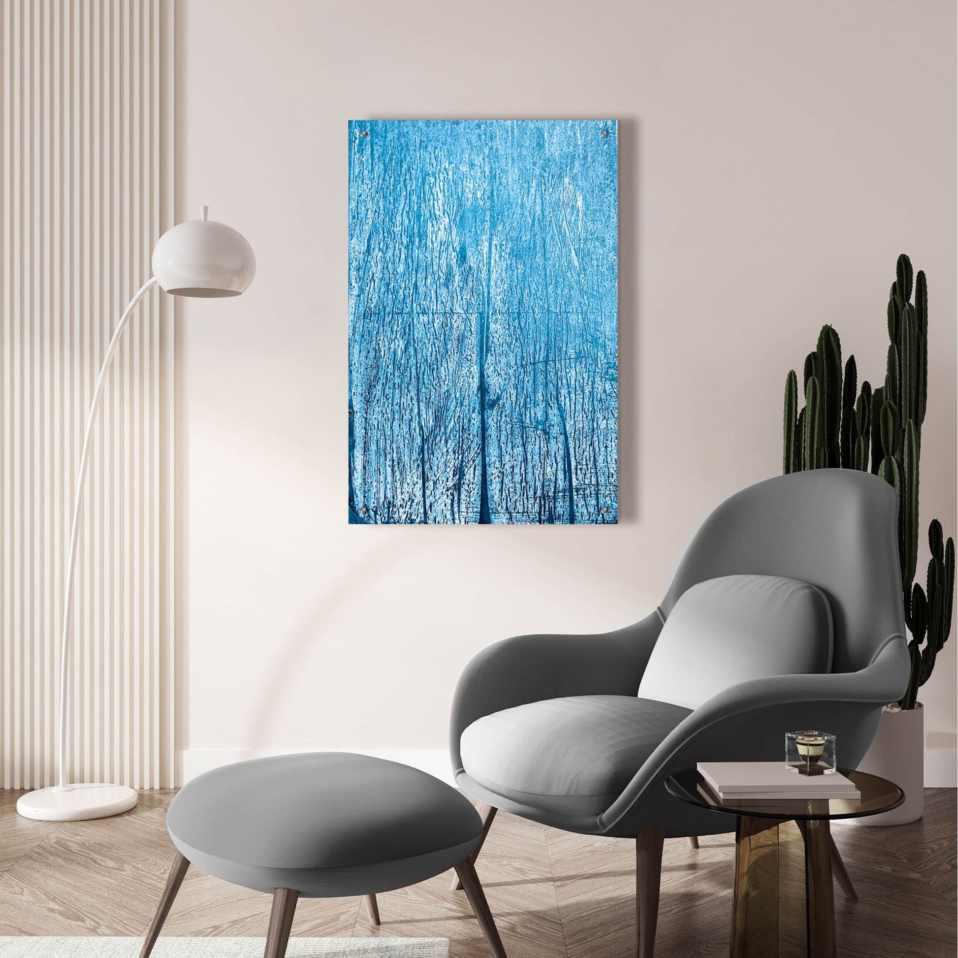 Epic Art 'Reaching for the Sky Blue' by IMB, Acrylic Glass Wall Art,24x36