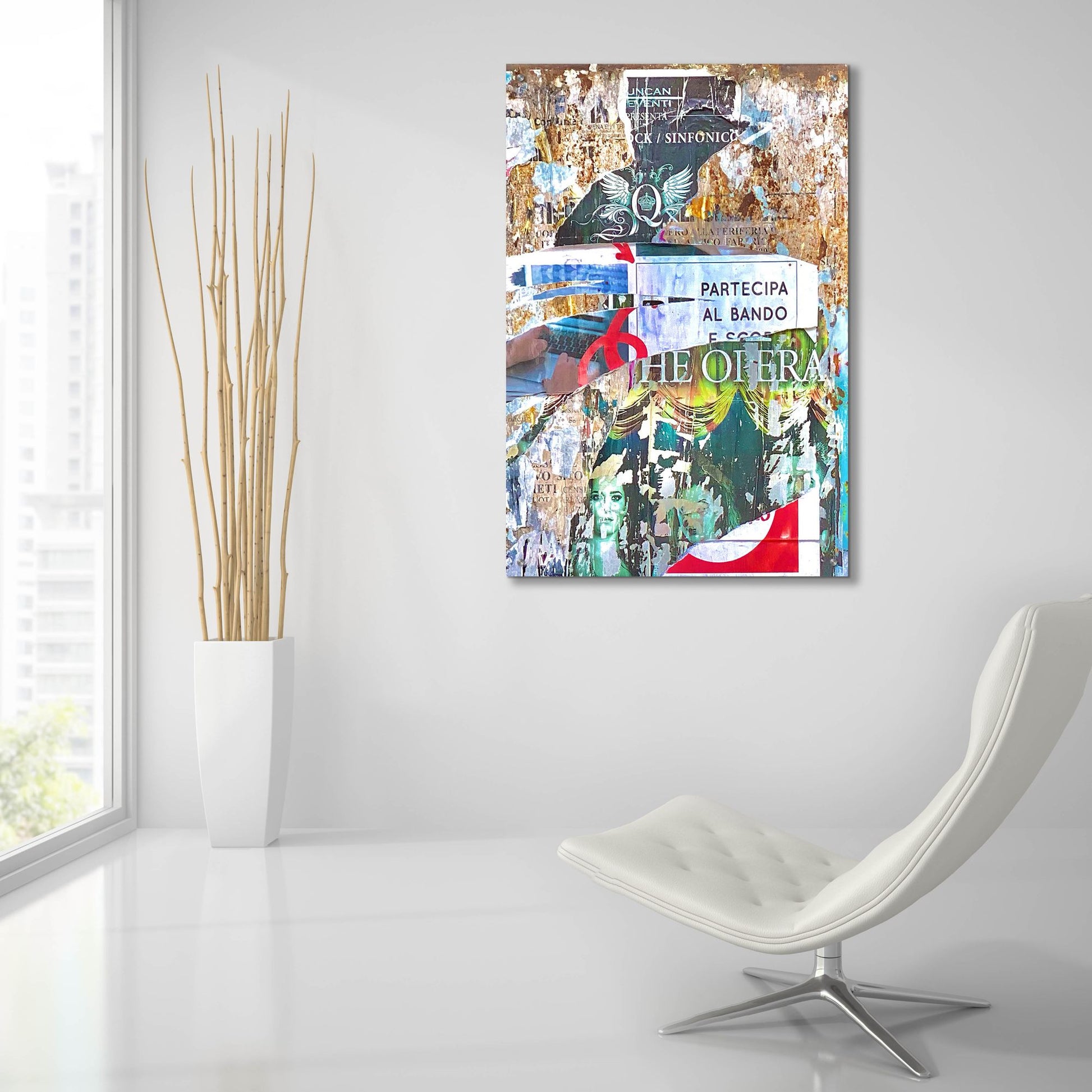 Epic Art 'Bus Poster Remnant Siena 26' by IMB, Acrylic Glass Wall Art,24x36