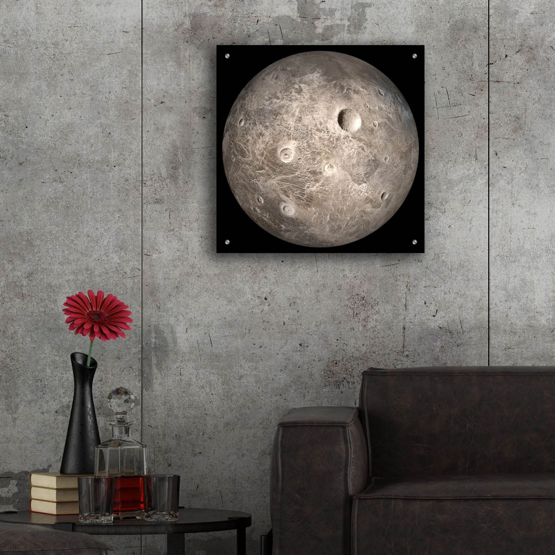 Epic Art 'Ceres Asteroid' by Epic Portfolio, Acrylic Glass Wall Art,24x24
