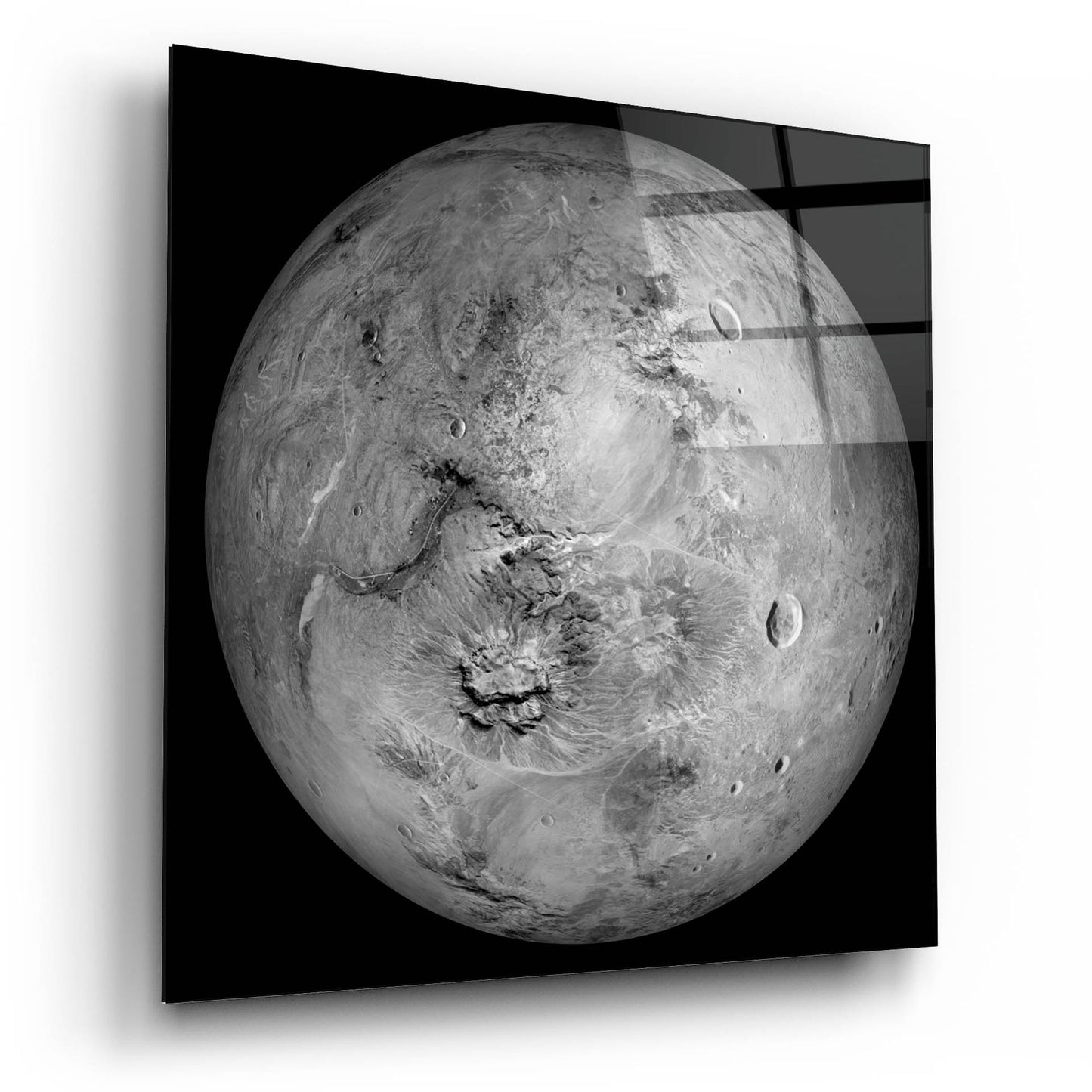 Epic Art 'Haumea Dwarf Planet' by Epic Portfolio, Acrylic Glass Wall Art,12x12