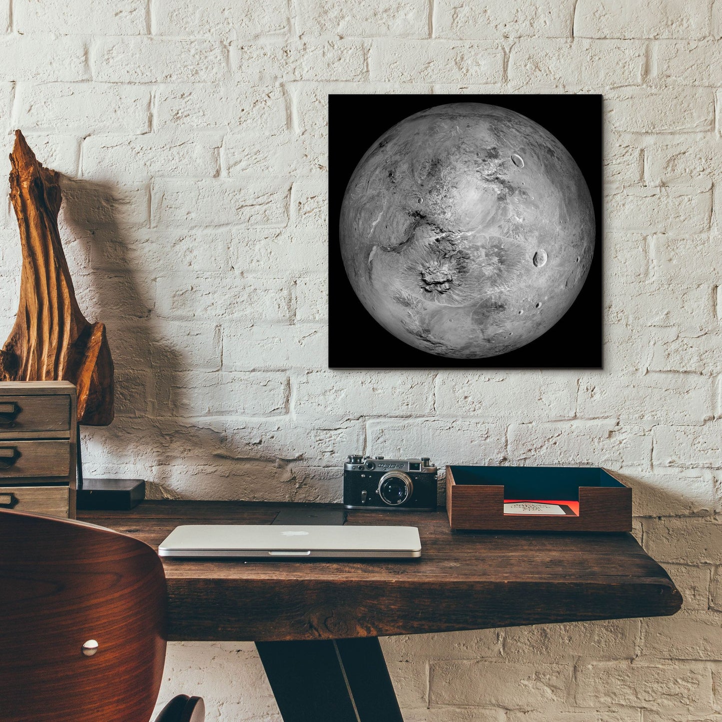 Epic Art 'Haumea Dwarf Planet' by Epic Portfolio, Acrylic Glass Wall Art,12x12