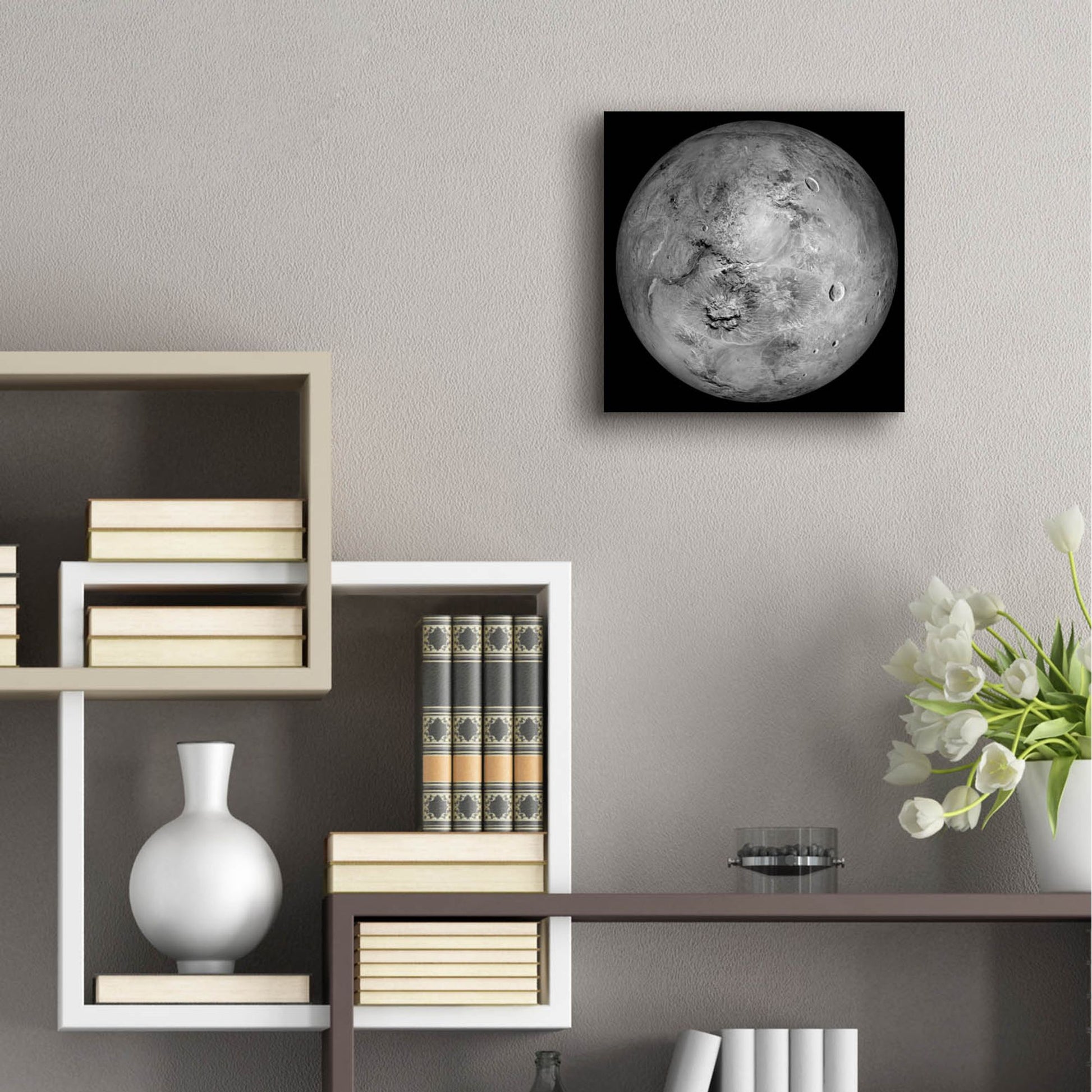 Epic Art 'Haumea Dwarf Planet' by Epic Portfolio, Acrylic Glass Wall Art,12x12