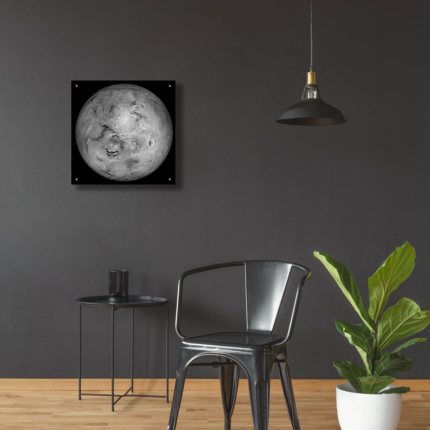 Epic Art 'Haumea Dwarf Planet' by Epic Portfolio, Acrylic Glass Wall Art,24x24