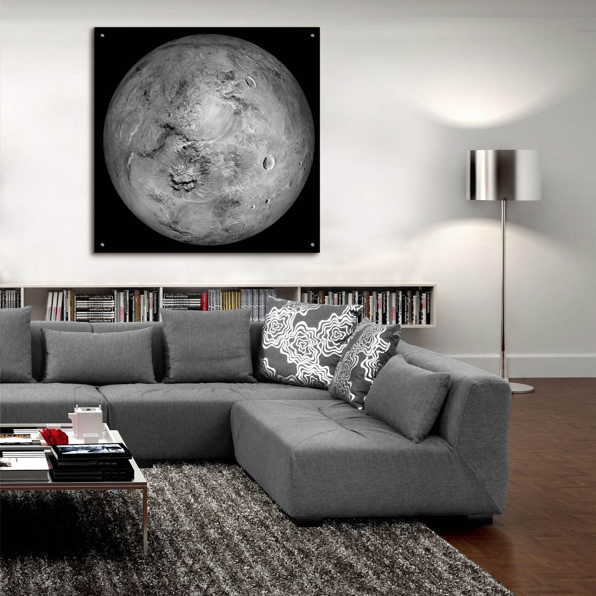 Epic Art 'Haumea Dwarf Planet' by Epic Portfolio, Acrylic Glass Wall Art,36x36