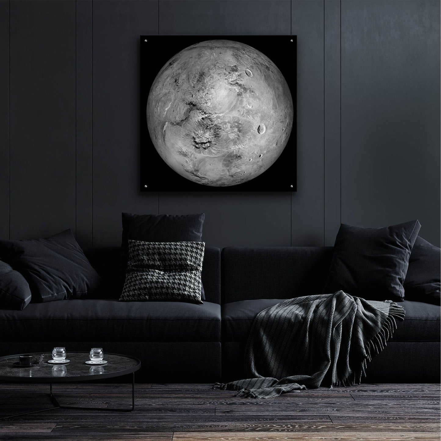 Epic Art 'Haumea Dwarf Planet' by Epic Portfolio, Acrylic Glass Wall Art,36x36