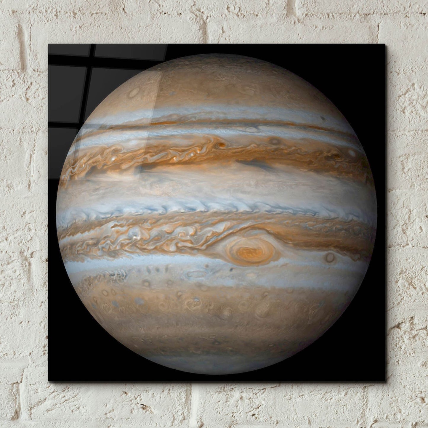 Epic Art 'Planet Jupiter' by Epic Portfolio, Acrylic Glass Wall Art,12x12