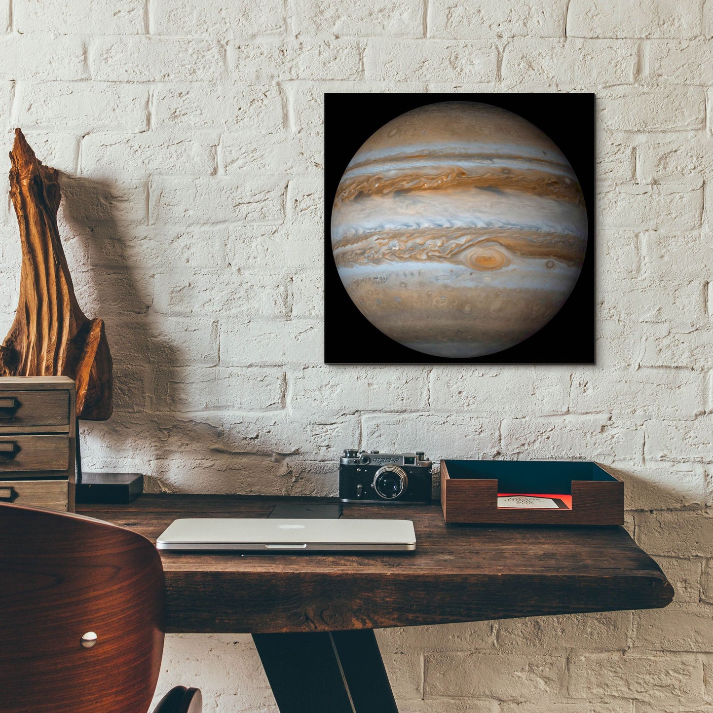 Epic Art 'Planet Jupiter' by Epic Portfolio, Acrylic Glass Wall Art,12x12