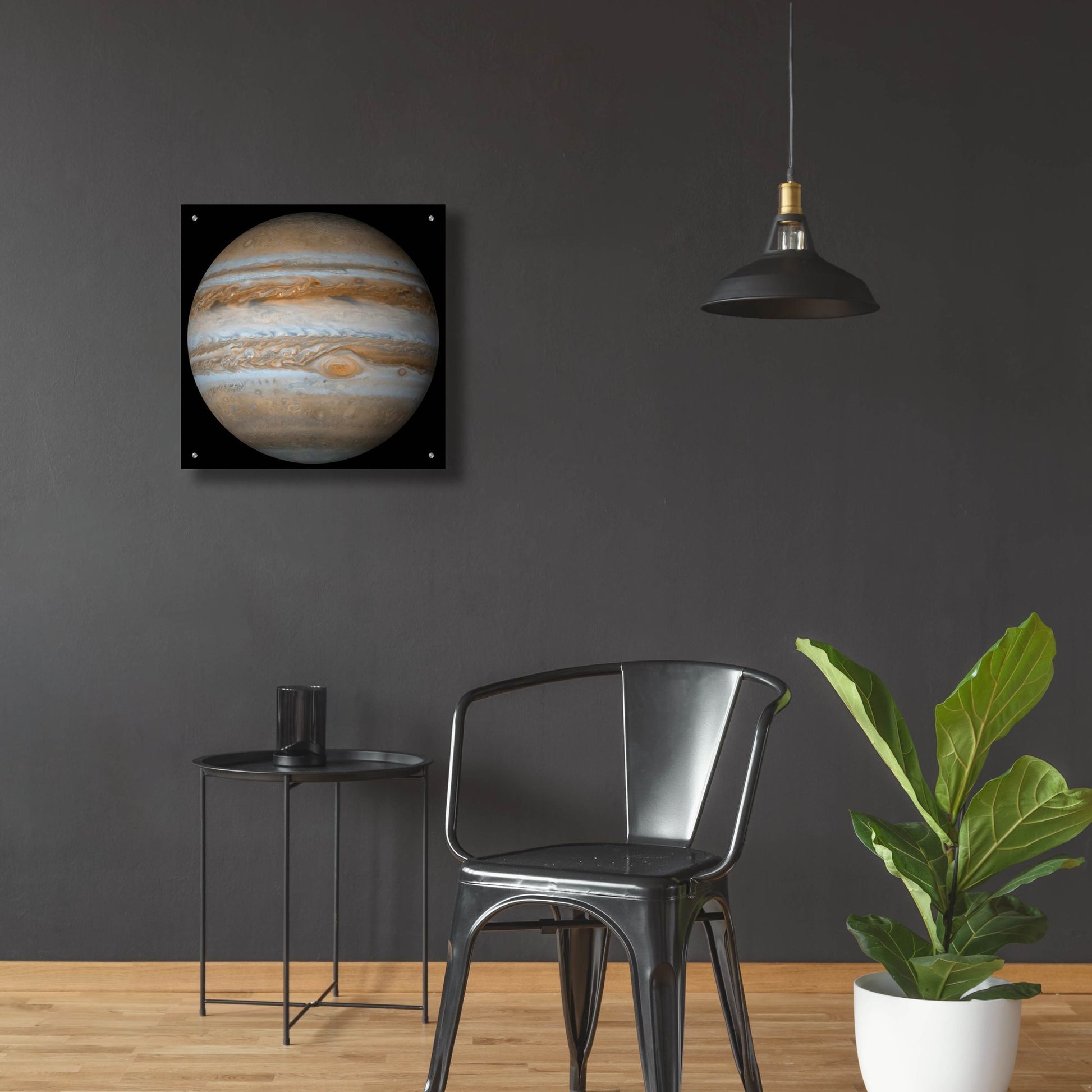 Epic Art 'Planet Jupiter' by Epic Portfolio, Acrylic Glass Wall Art,24x24