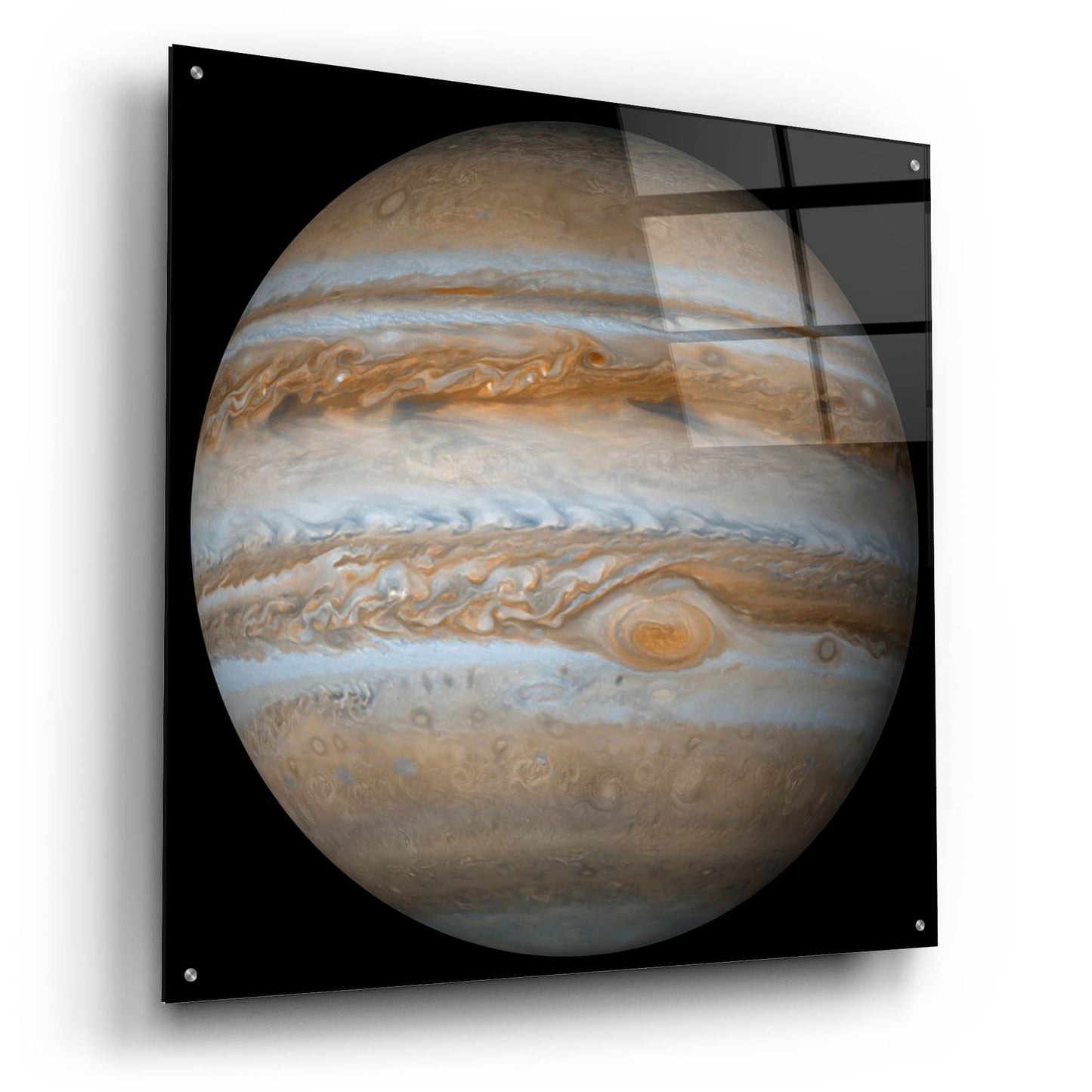 Epic Art 'Planet Jupiter' by Epic Portfolio, Acrylic Glass Wall Art,36x36