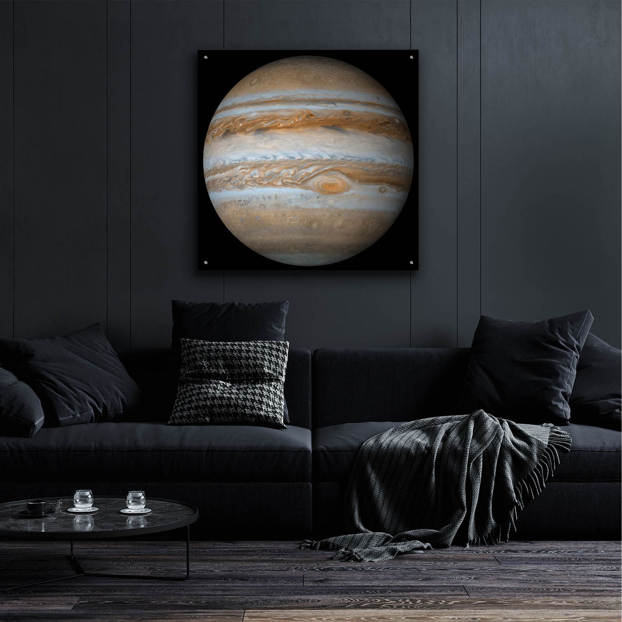 Epic Art 'Planet Jupiter' by Epic Portfolio, Acrylic Glass Wall