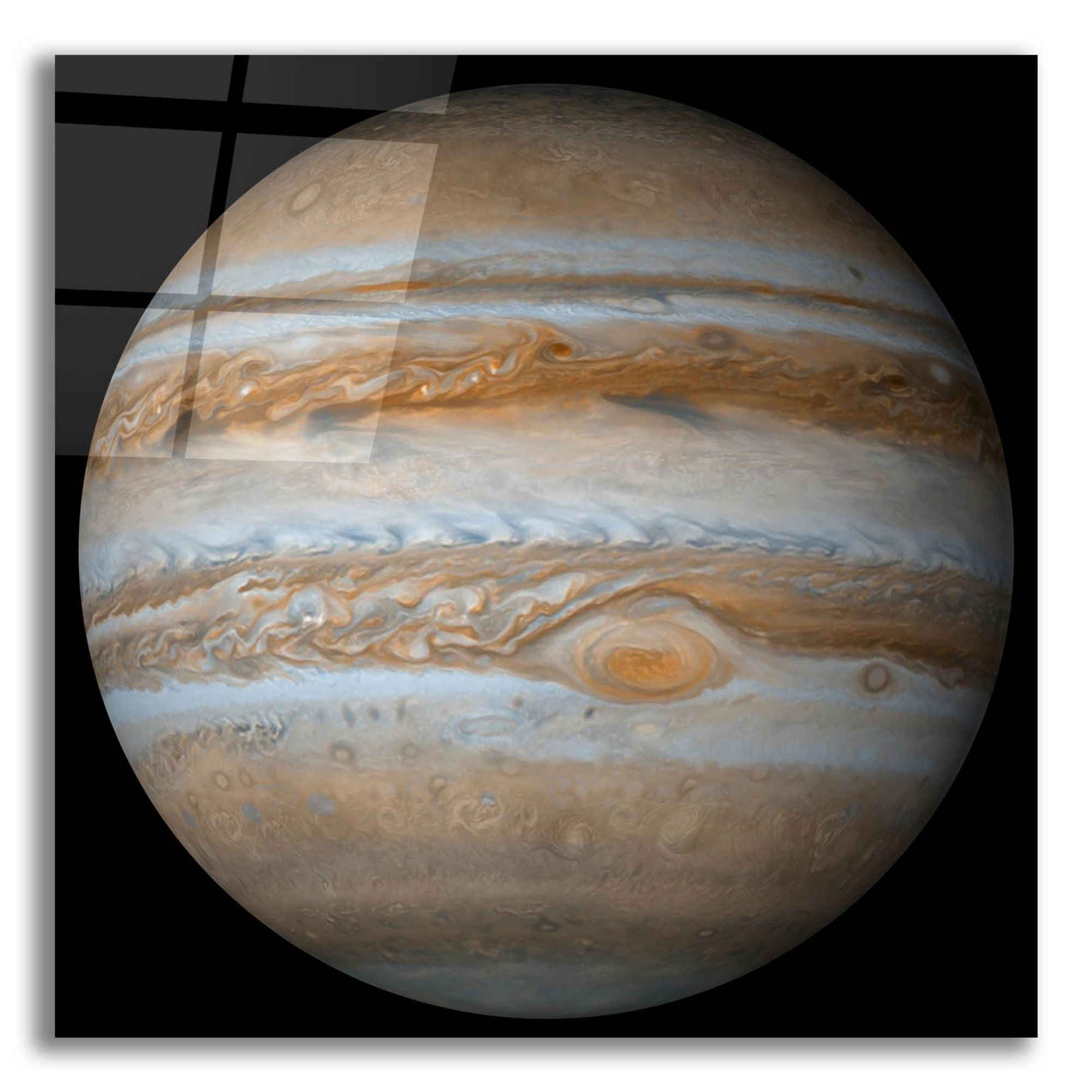 Epic Art 'Planet Jupiter' by Epic Portfolio, Acrylic Glass Wall