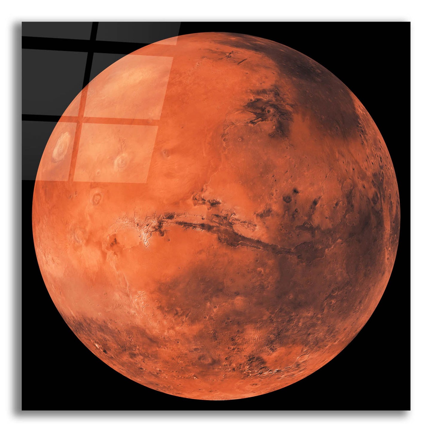 Epic Art 'Planet Mars' by Epic Portfolio, Acrylic Glass Wall Art