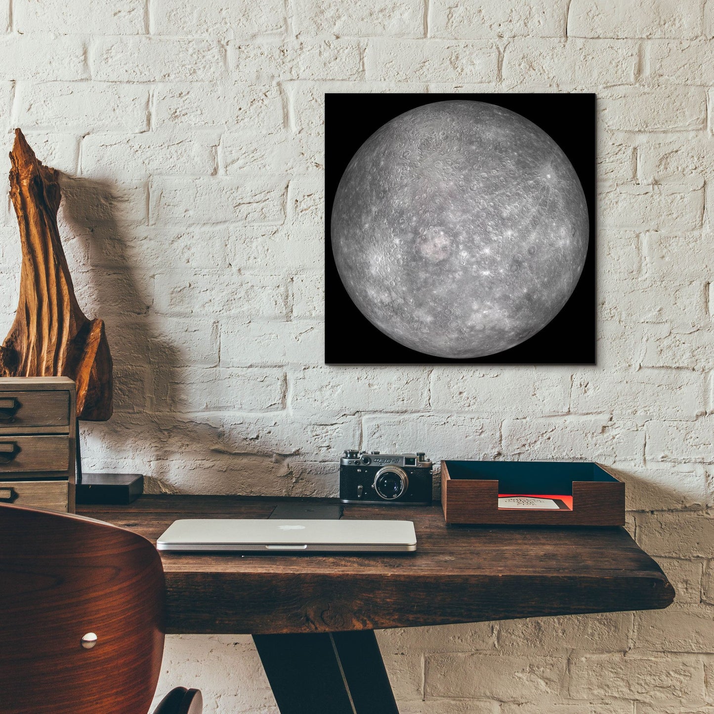 Epic Art 'Planet Mercury' by Epic Portfolio, Acrylic Glass Wall Art,12x12