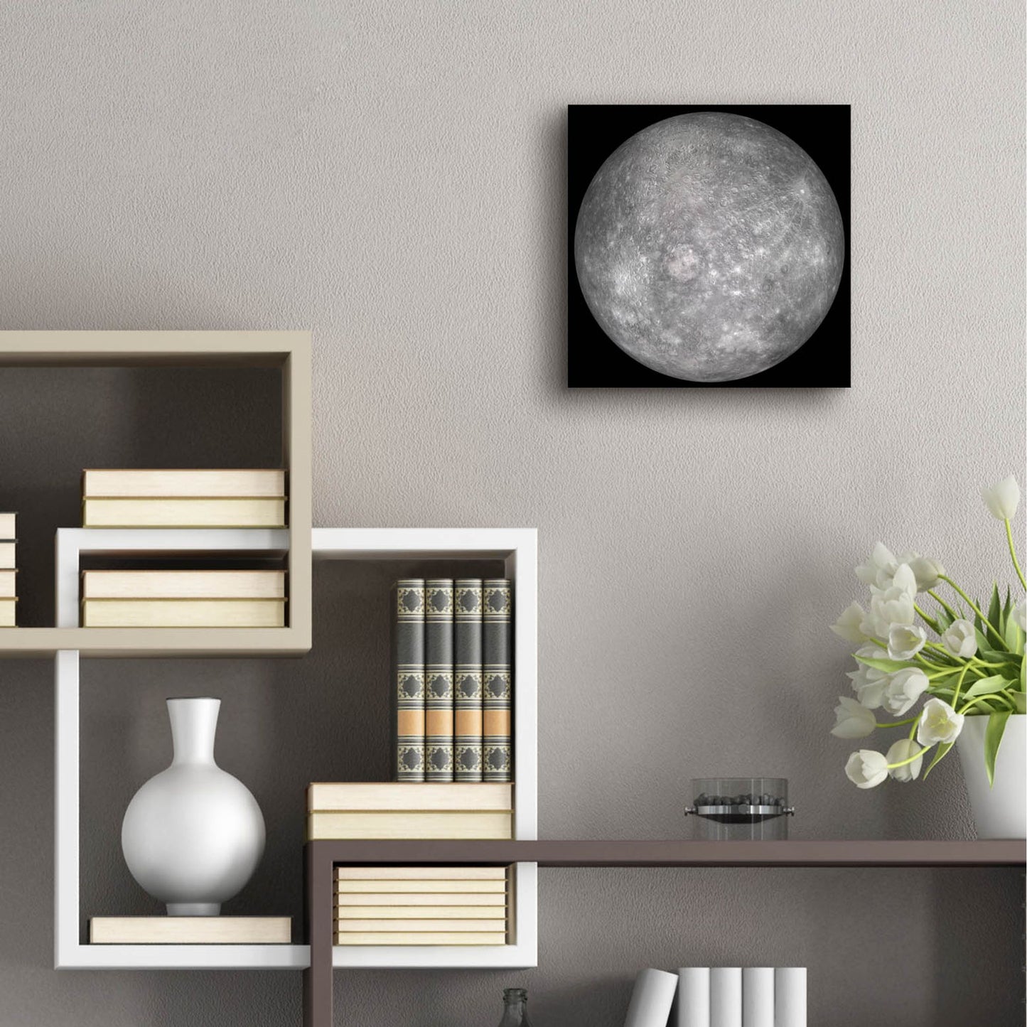 Epic Art 'Planet Mercury' by Epic Portfolio, Acrylic Glass Wall Art,12x12