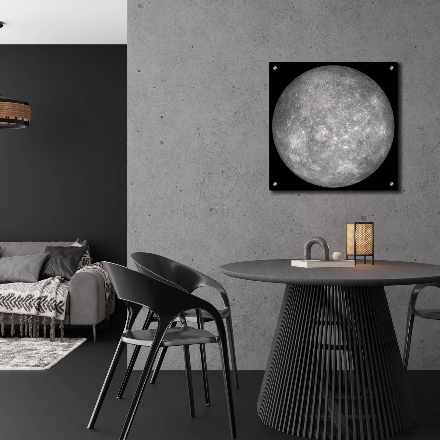 Epic Art 'Planet Mercury' by Epic Portfolio, Acrylic Glass Wall Art,24x24