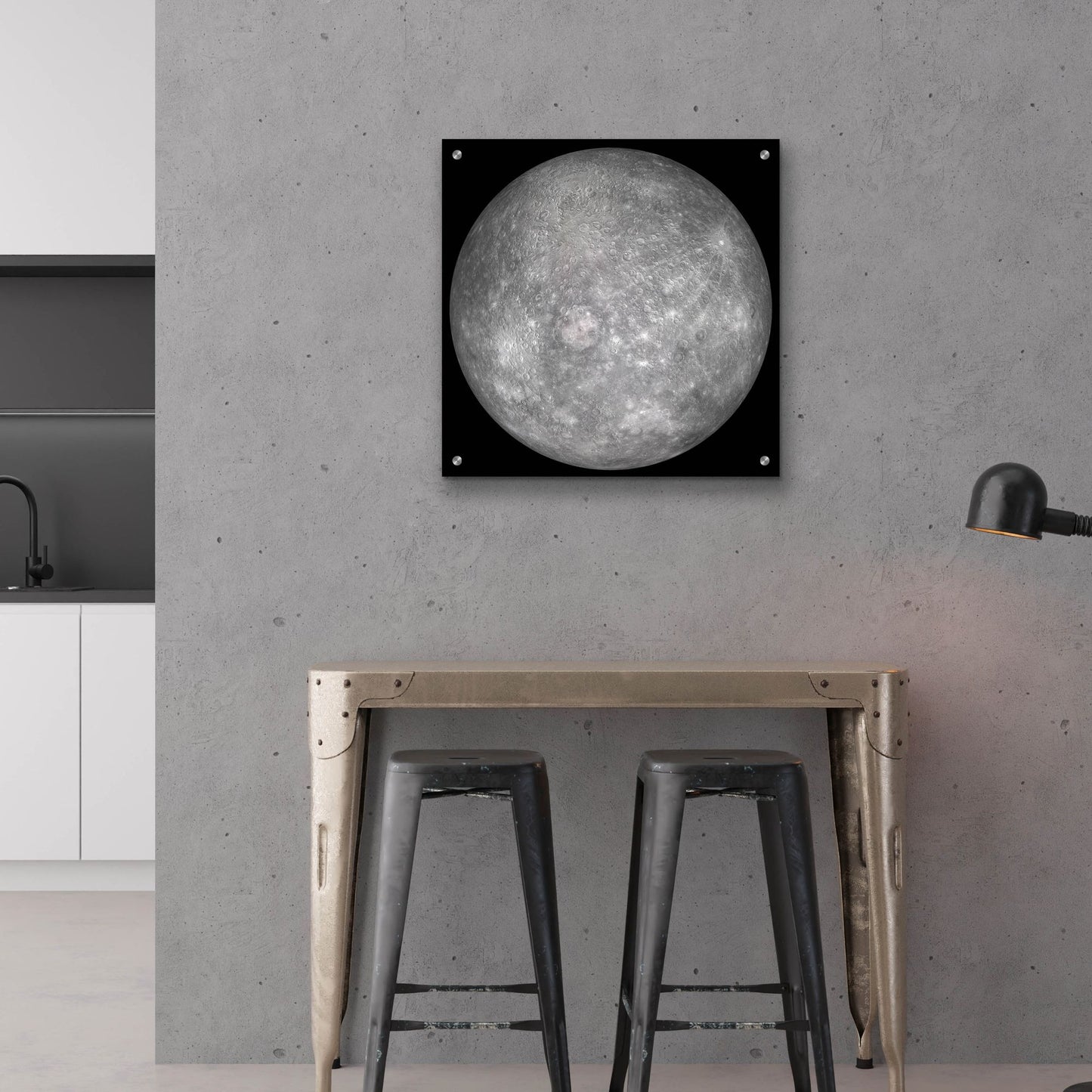 Epic Art 'Planet Mercury' by Epic Portfolio, Acrylic Glass Wall Art,24x24