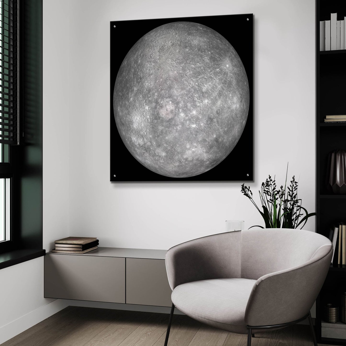 Epic Art 'Planet Mercury' by Epic Portfolio, Acrylic Glass Wall Art,36x36