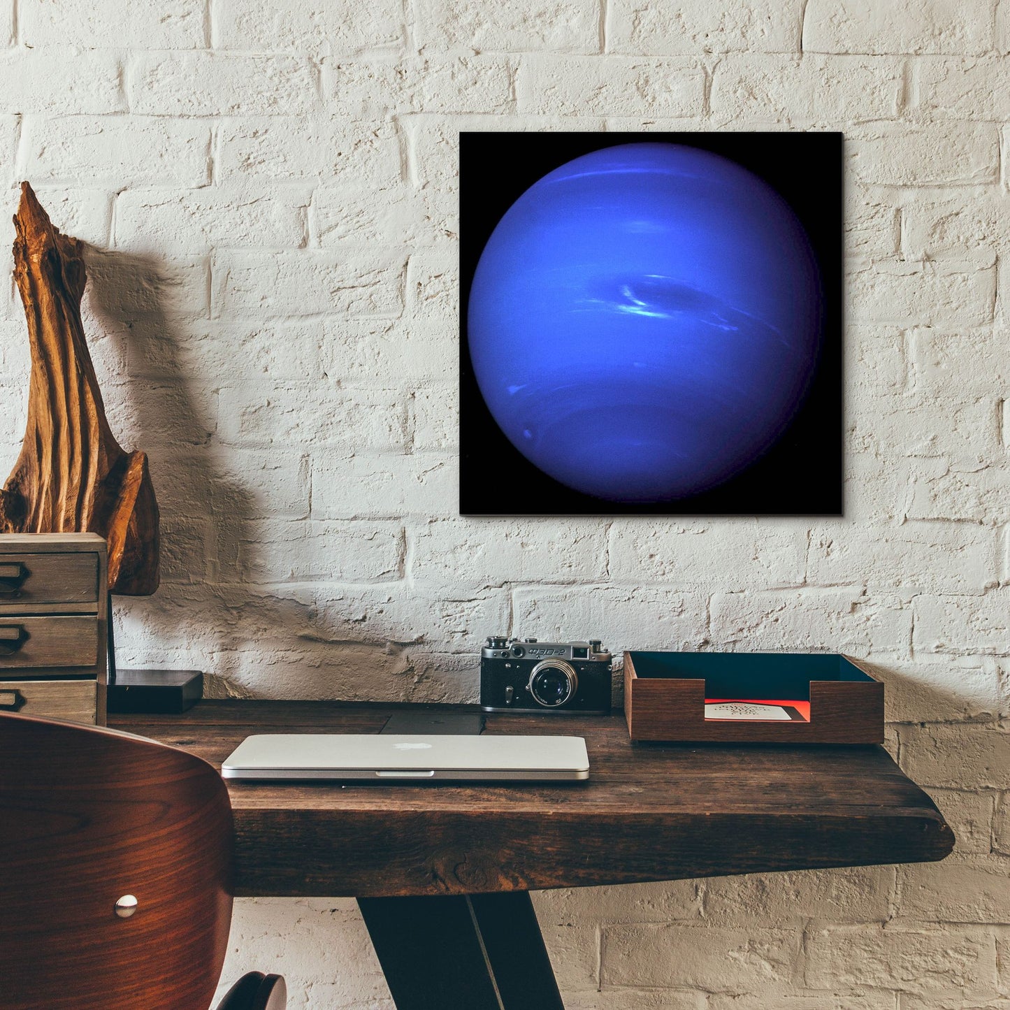 Epic Art 'Planet Neptun' by Epic Portfolio, Acrylic Glass Wall Art,12x12