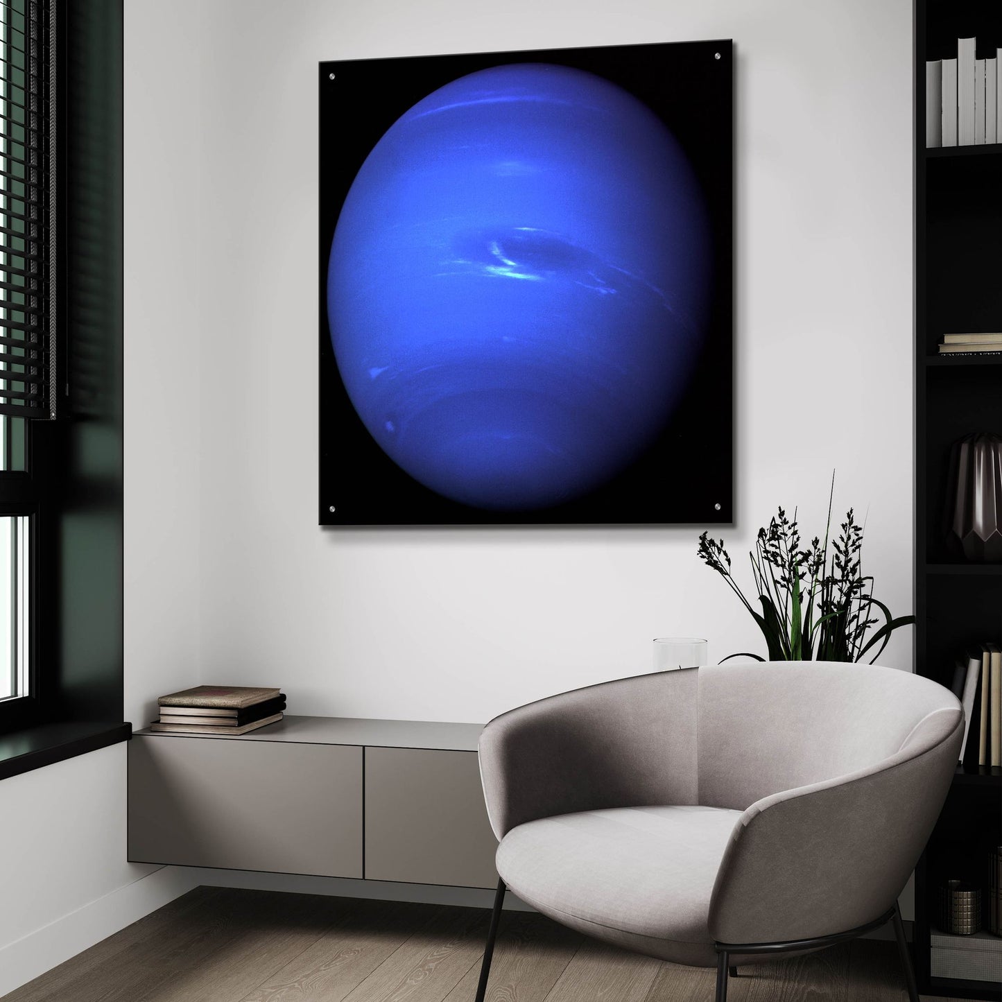 Epic Art 'Planet Neptun' by Epic Portfolio, Acrylic Glass Wall Art,36x36