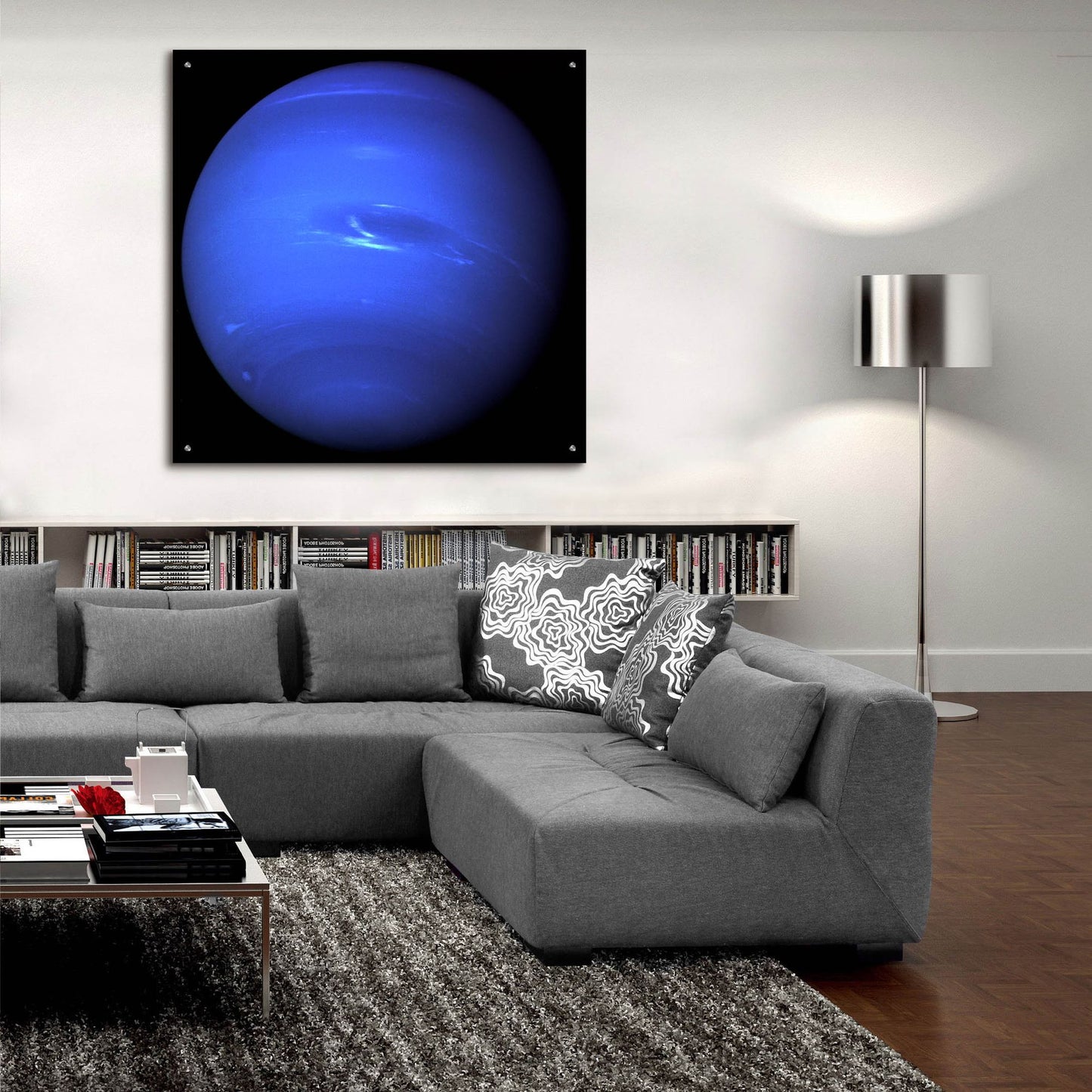 Epic Art 'Planet Neptun' by Epic Portfolio, Acrylic Glass Wall Art,36x36