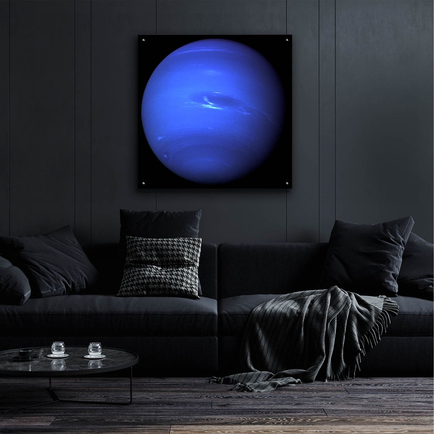 Epic Art 'Planet Neptun' by Epic Portfolio, Acrylic Glass Wall Art,36x36