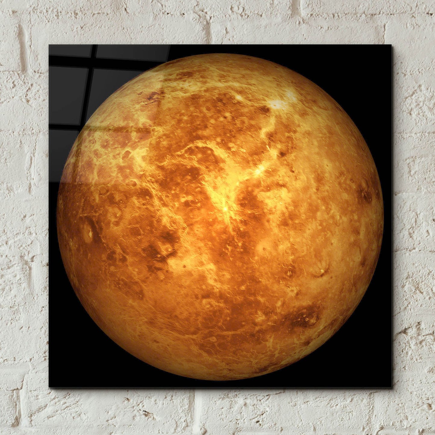 Epic Art 'Planet Venus' by Epic Portfolio, Acrylic Glass Wall Art,12x12