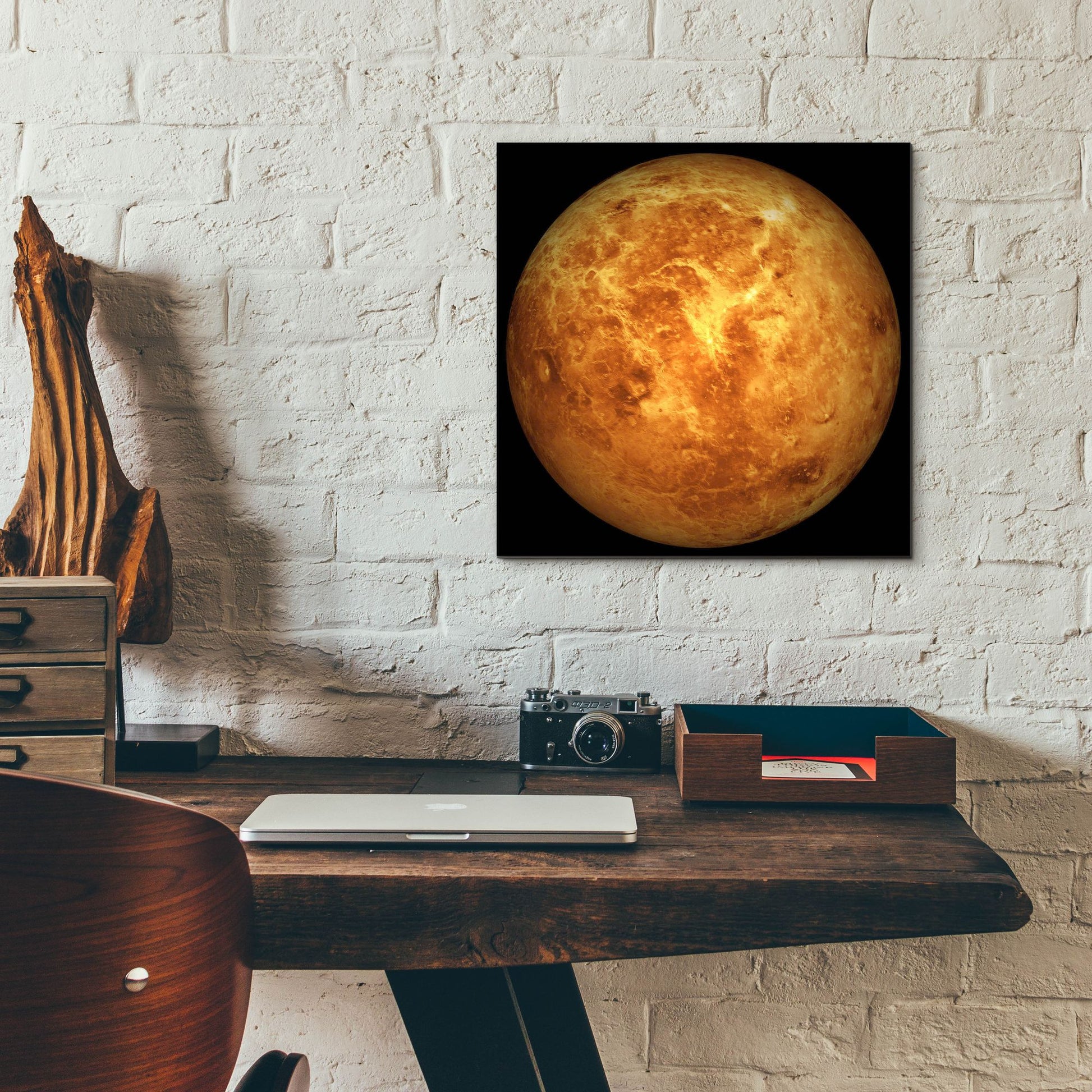 Epic Art 'Planet Venus' by Epic Portfolio, Acrylic Glass Wall Art,12x12