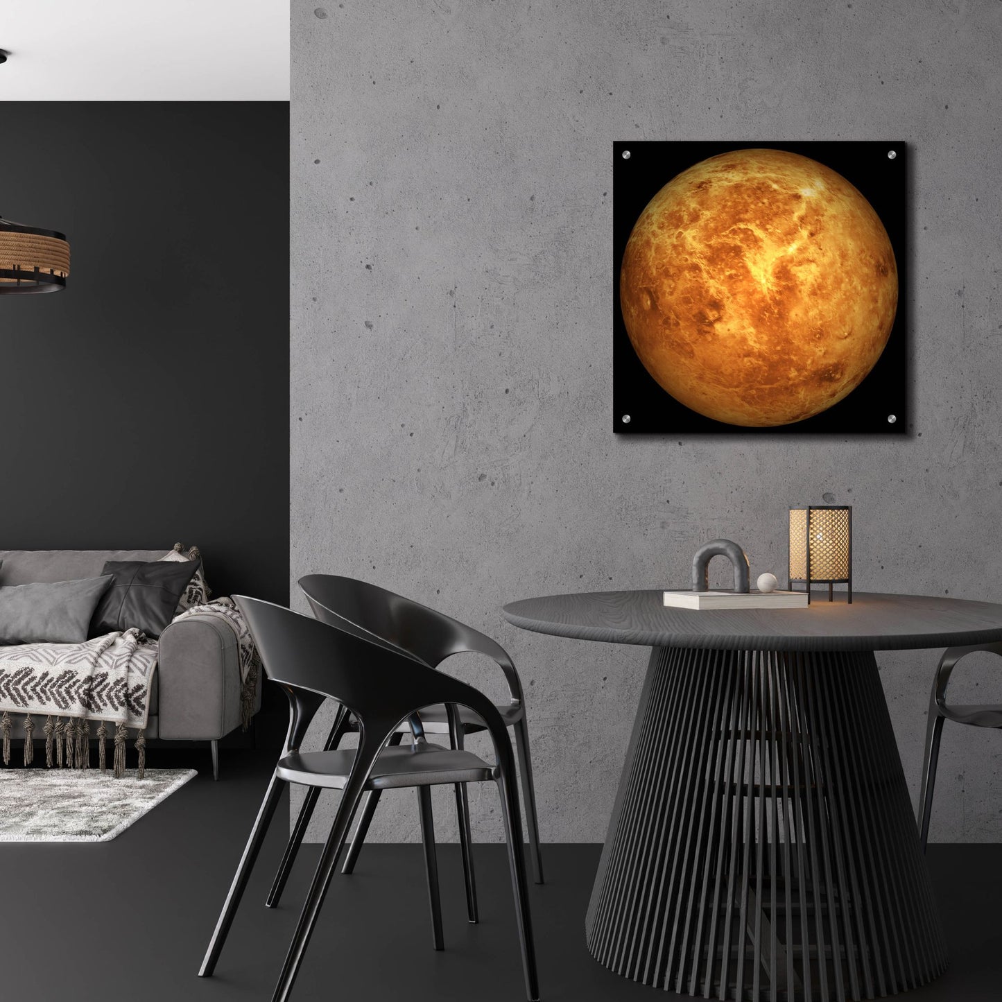 Epic Art 'Planet Venus' by Epic Portfolio, Acrylic Glass Wall Art,24x24