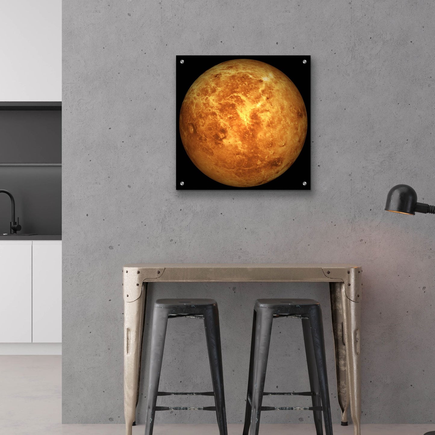 Epic Art 'Planet Venus' by Epic Portfolio, Acrylic Glass Wall Art,24x24