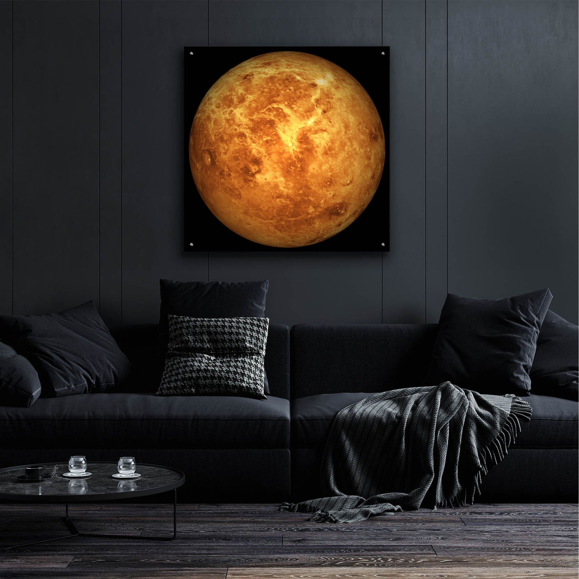 Epic Art 'Planet Venus' by Epic Portfolio, Acrylic Glass Wall Art,36x36