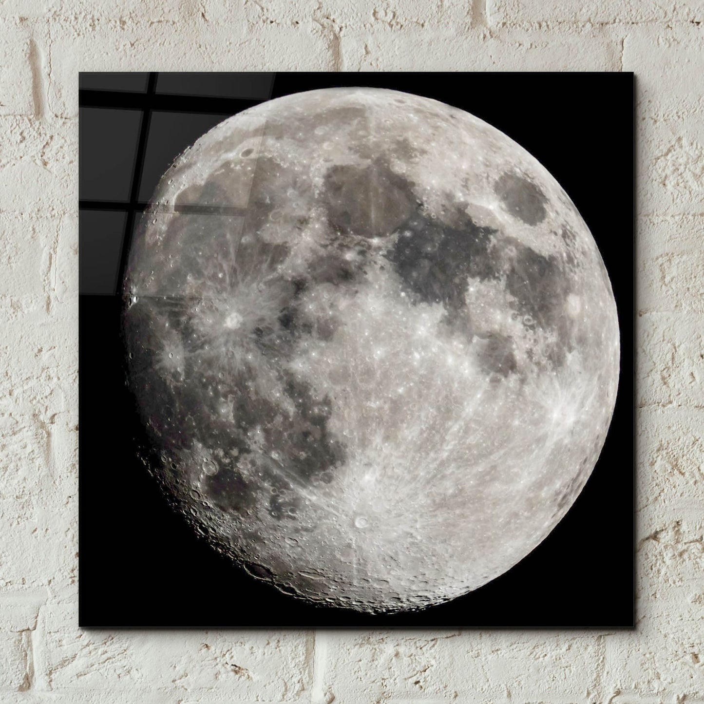 Epic Art 'The Moon' by Epic Portfolio, Acrylic Glass Wall Art,12x12