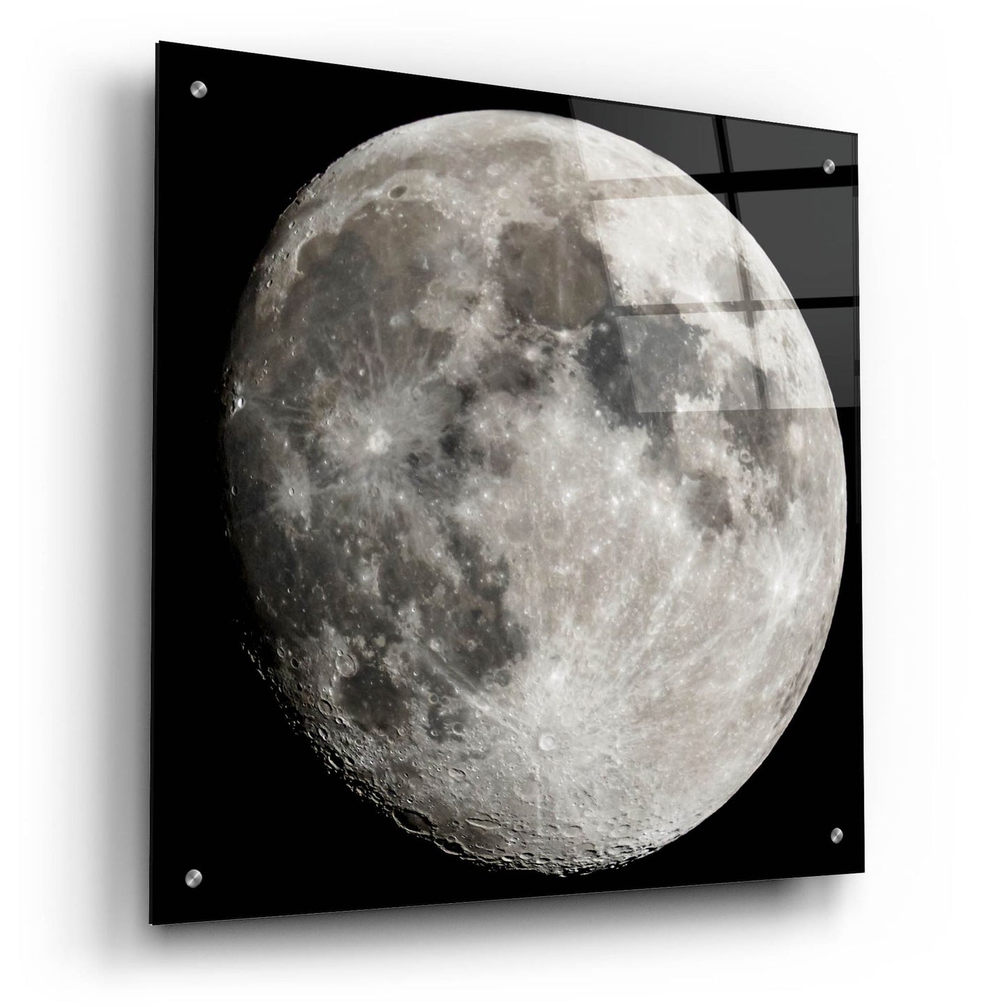 Epic Art 'The Moon' by Epic Portfolio, Acrylic Glass Wall Art,24x24