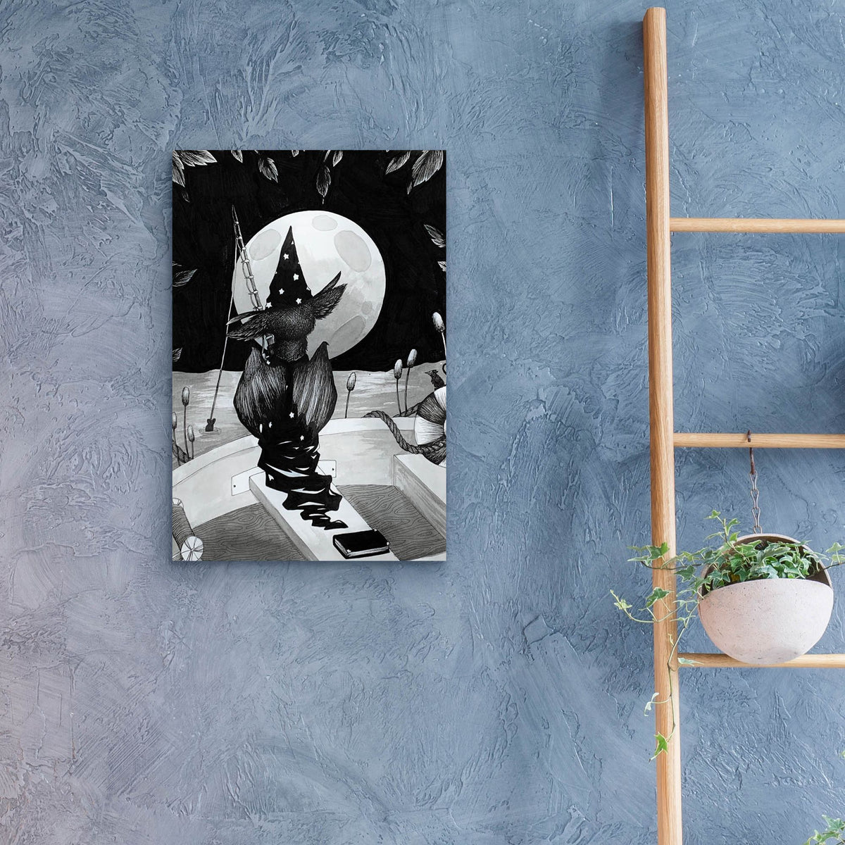Epic Art 'Constant as the Moon' by Avery Multer, Acrylic Glass Wall Art,16x24