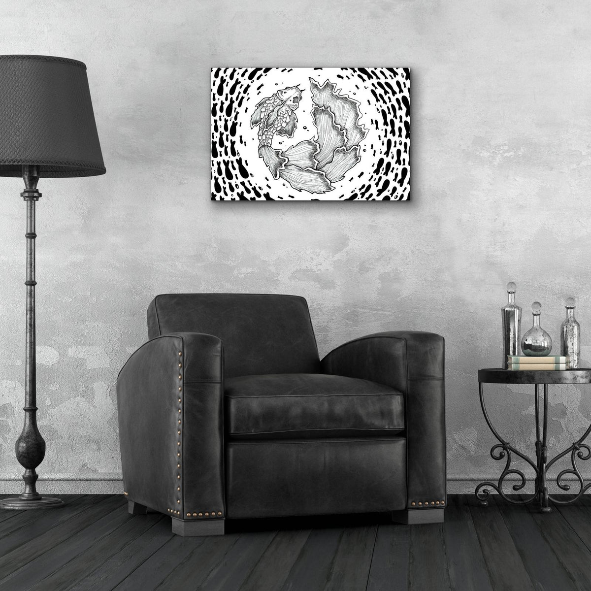 Round and Round by Avery Multer - 24x16 acrylic wall art in a room