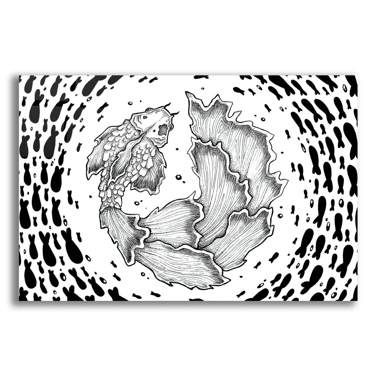 Round and Round by Avery Multer acrylic glass wall art
