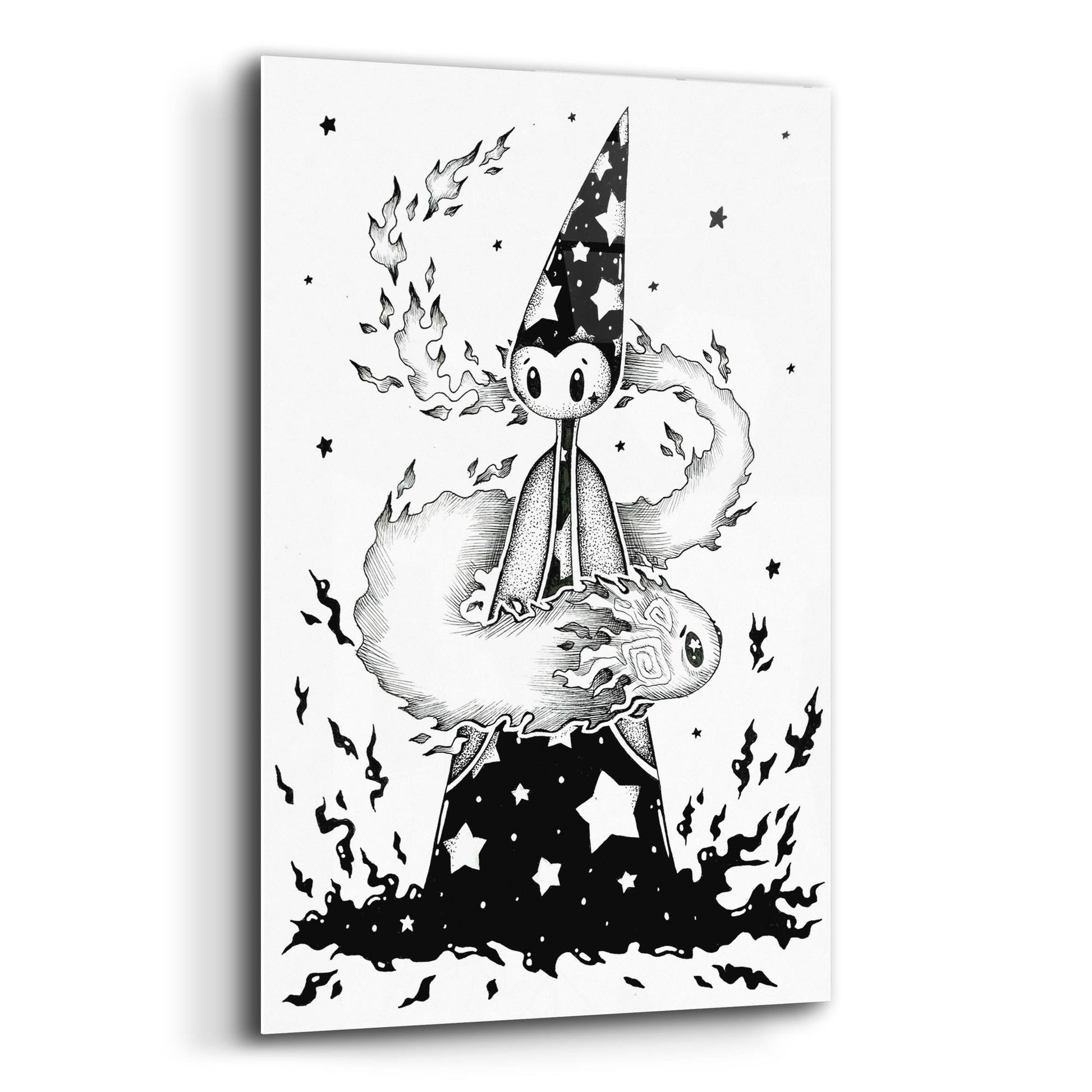 Epic Art 'The Wizard' by Avery Multer, Acrylic Glass Wall Art,12x16