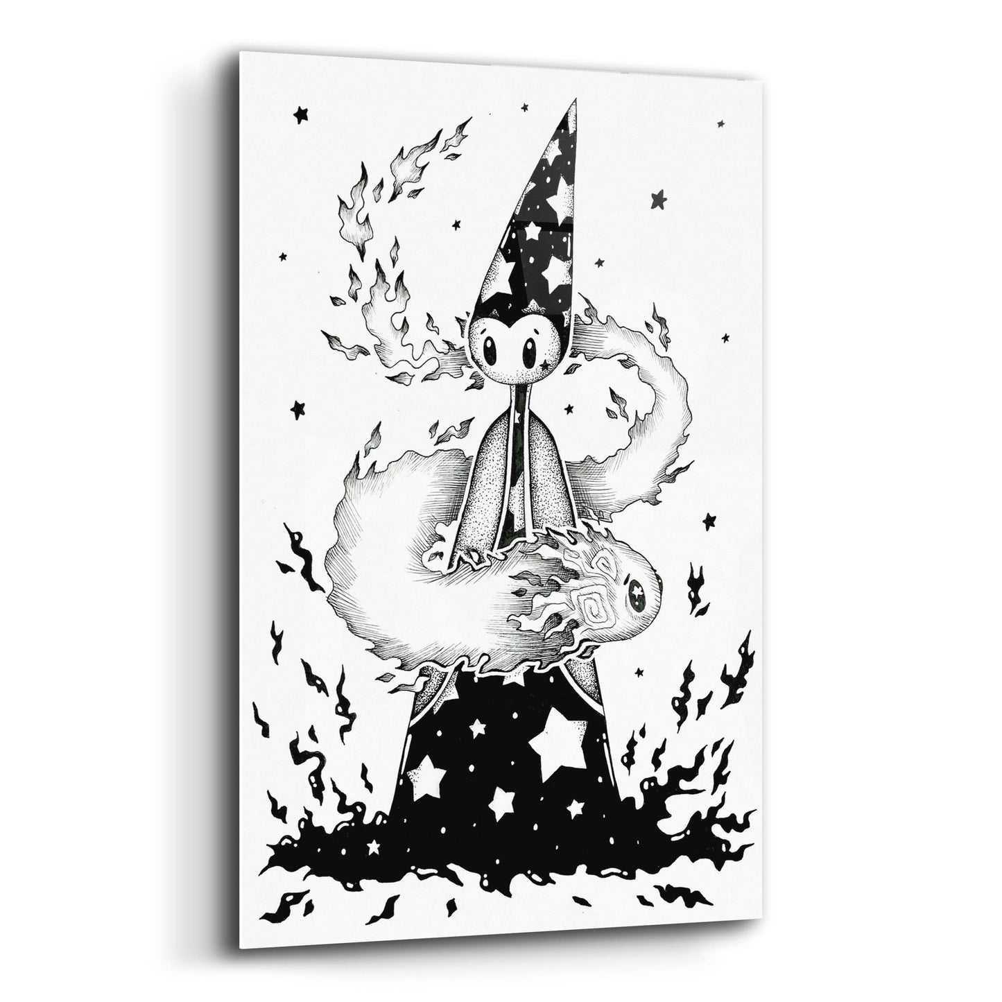 Epic Art 'The Wizard' by Avery Multer, Acrylic Glass Wall Art,16x24