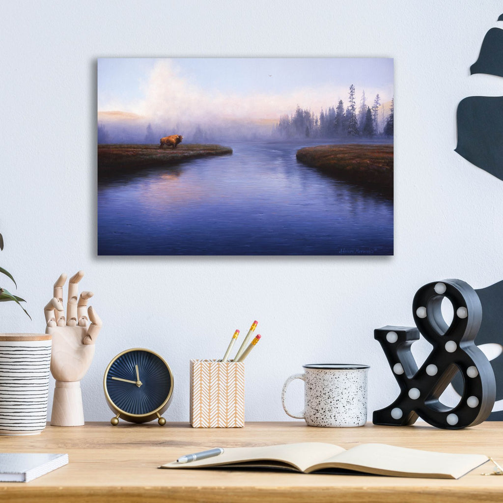 The Mist by Adriano Manocchia - 16x12 acrylic wall art in a room