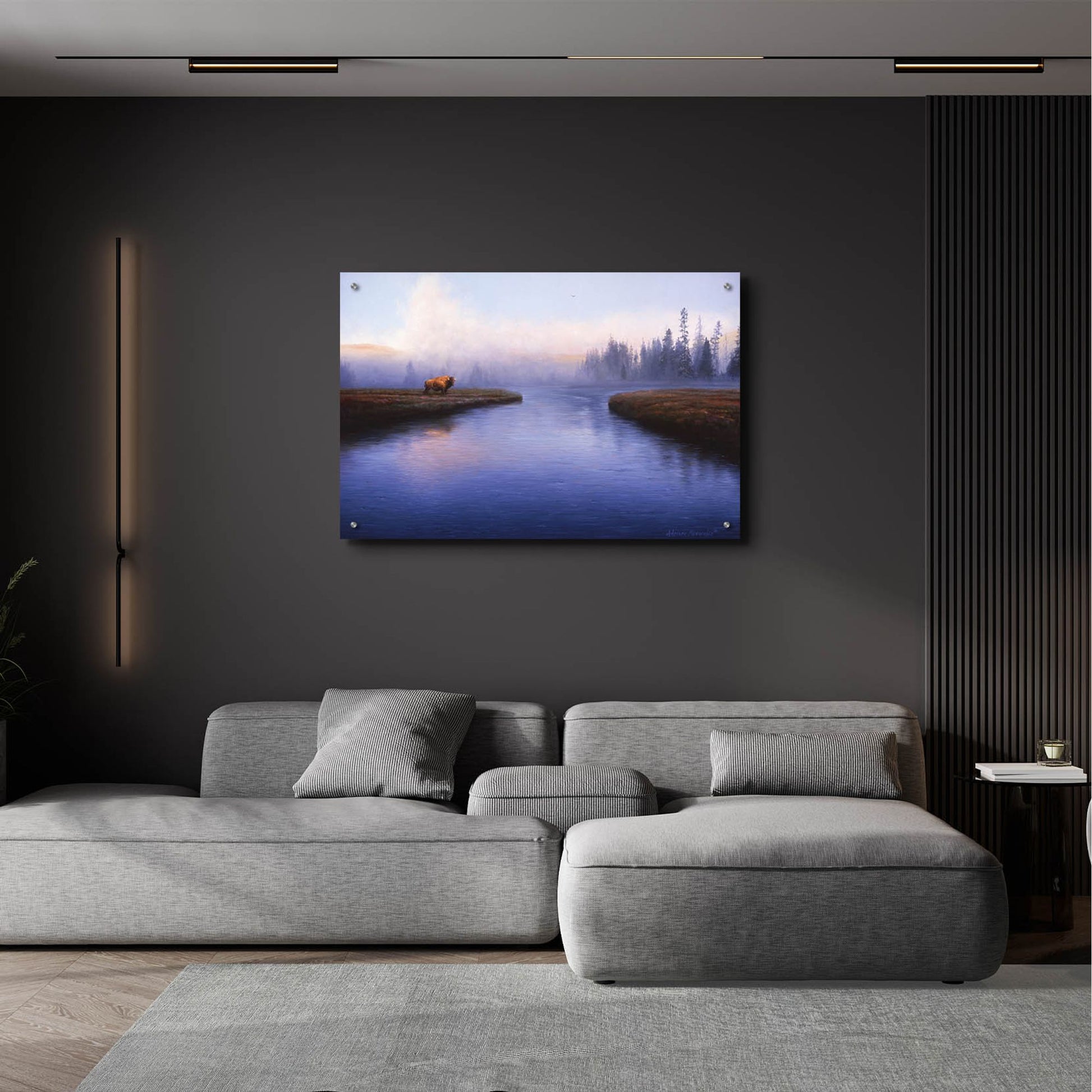 Epic Art 'The Mist' by Adriano Manocchia, Acrylic Glass Wall Art,36x24